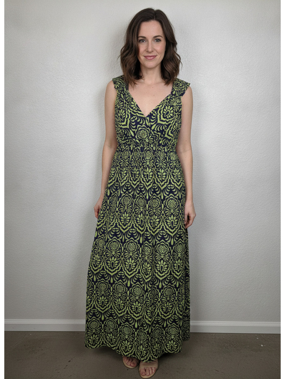 Anthropologie Band of Gypsies Sleeveless Maxi Dress Large
